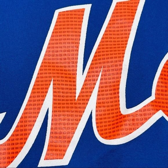 Majestic Blue NY Mets Cool Base Evolution Tee Size Youth Small - Picture 4 of 7